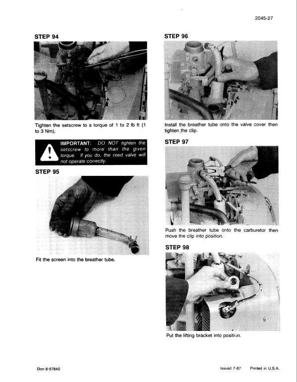 Case 1818 Uni-Loader SkidSteer Service Manual Workshop Guide