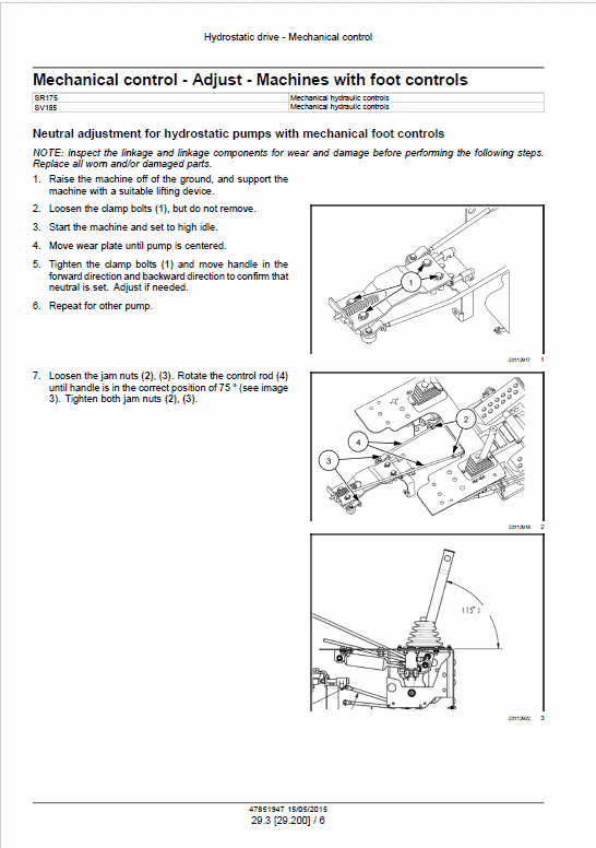 Case SR175, SV185 SkidSteer Service Manual Workshop Guide