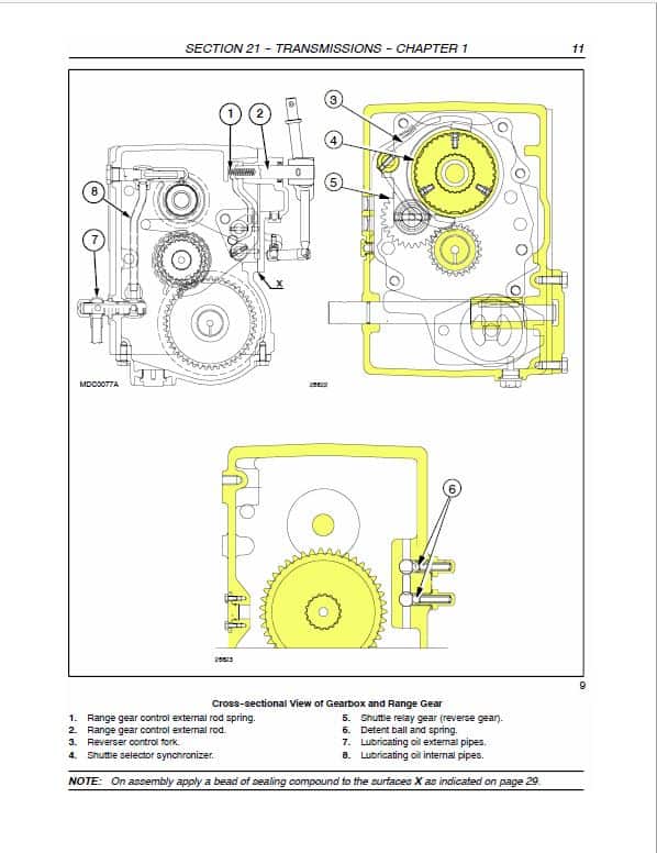 Case JX1075N, JX1095N Tractor Service Manual Workshop Guide