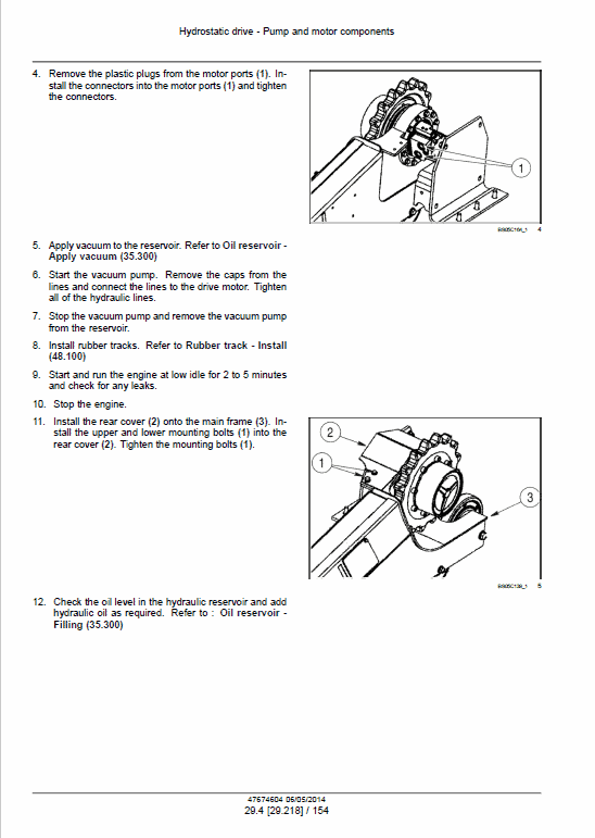 Case TR320, TV380 Track Loader Service Manual (Tier 4A) Workshop Guide