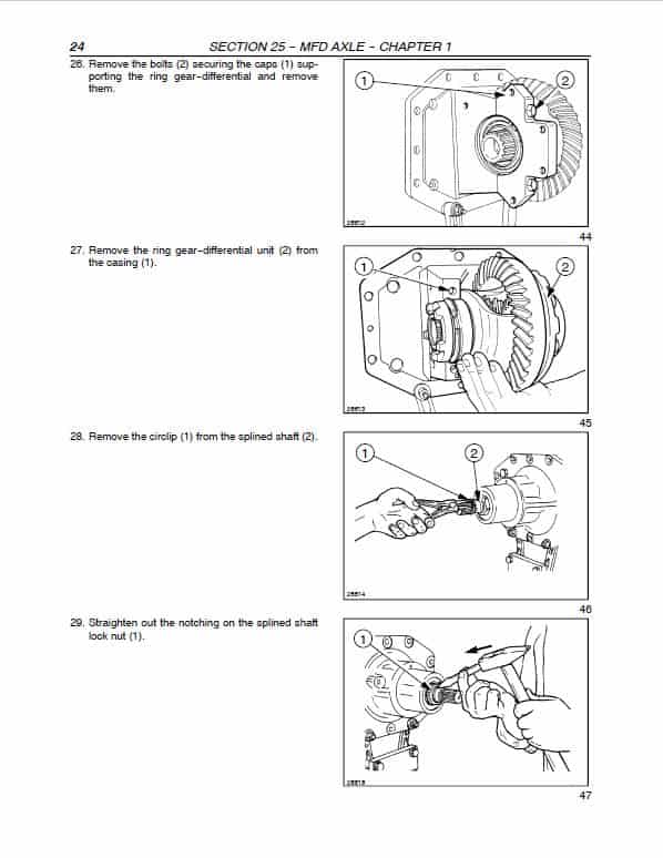 Case JX1080U, JX1090U, JX1100U Tractor Service Manual Workshop Guide