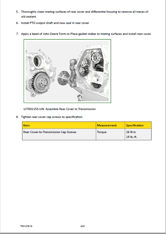 John Deere 2025R, 2026R Compact Utility Tractors Repair Technical Manual (S.N HH100001-) Workshop Guide
