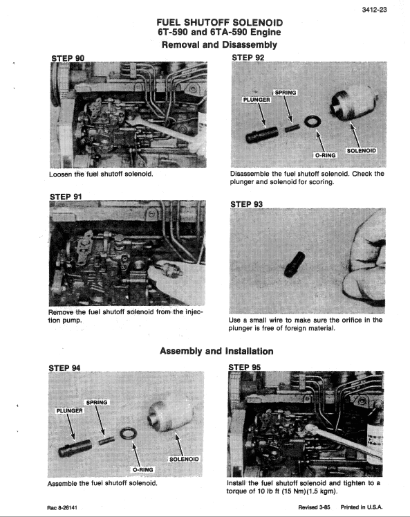 Case 888 Excavator Service Manual Workshop Guide