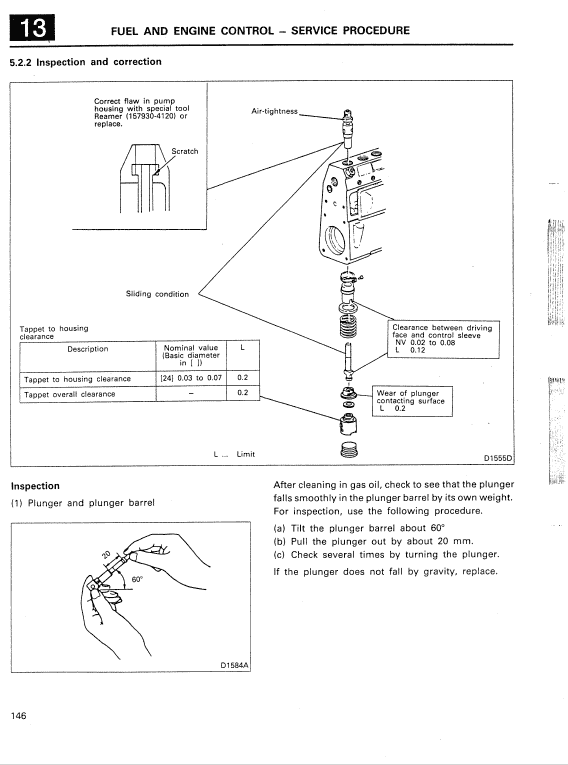 Mitsubishi 6D14, 6D15, 6D16 Engine Worskhop Service Manual Workshop Guide