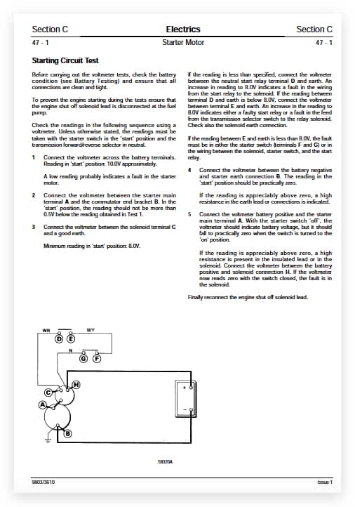 JCB 520-55, 526-55 RS and AWS Loadall Service Manual Workshop Guide