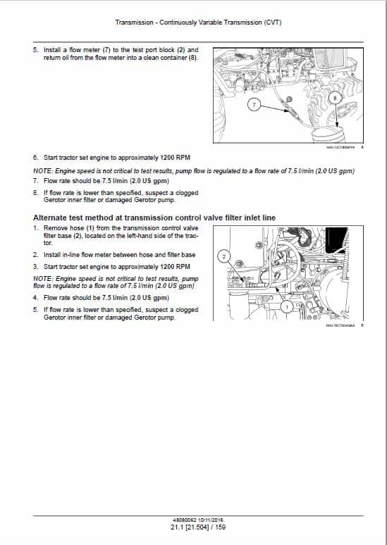 Case Farmall 40B CVT, 45B CVT, 50B CVT Tractor Service Manual Workshop Guide