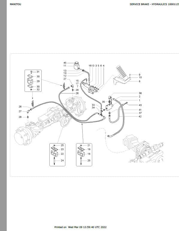 Gehl 480 Wheel Steer Loader Repair Service Manual