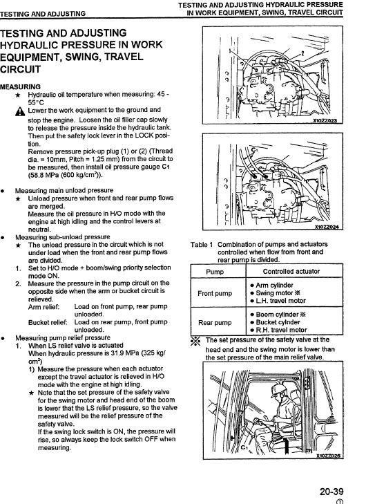 Komatsu PC200-6, PC200LC-6, PC210LC-6, PC220LC-6, PC250LC-6 Excavator Repair Manual (A82001 and Up) Workshop Guide