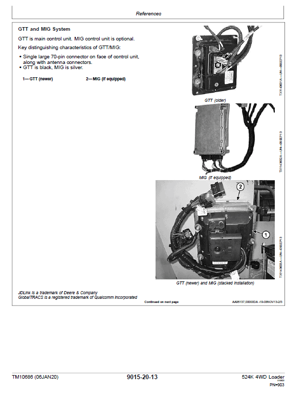 John Deere 524K 4WD Loader Engine 6068HDW74 T3 Technical Manual (SN. before 642245) Workshop Guide