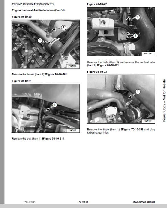 Bobcat T64 Compact Track Loader Service Repair Manual