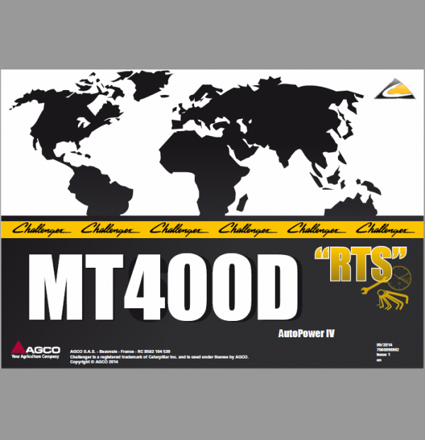 Challenger MT455D, MT465D, MT475D Tractor Service Manual Workshop Guide