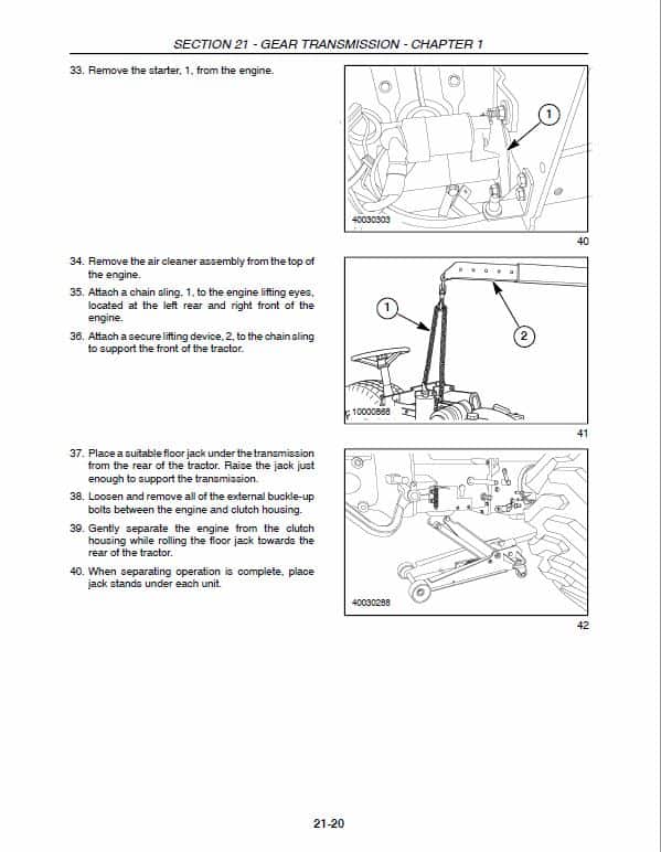 Case DX31, DX34 Tractor Service Manual Workshop Guide