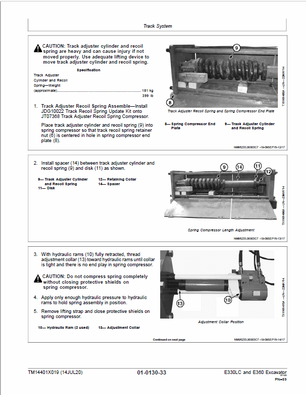 John Deere E330LC, E360 Excavator Repair Manual (S.N after CXXXXXX – & DXXXXXX -) Workshop Guide