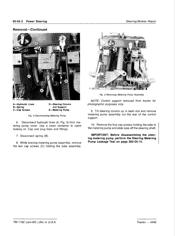 John Deere 4440 Tractor Repair Technical Manual Workshop Guide