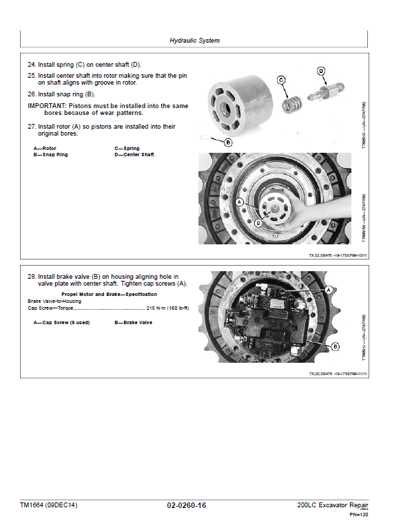 John Deere 200LC Excavator Repair Technical Manual Workshop Guide