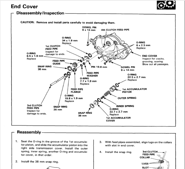 Honda Accord 1986, 1987, 1988, 1989, 1990, 1991, 1992,1993 Repair Manual Workshop Guide