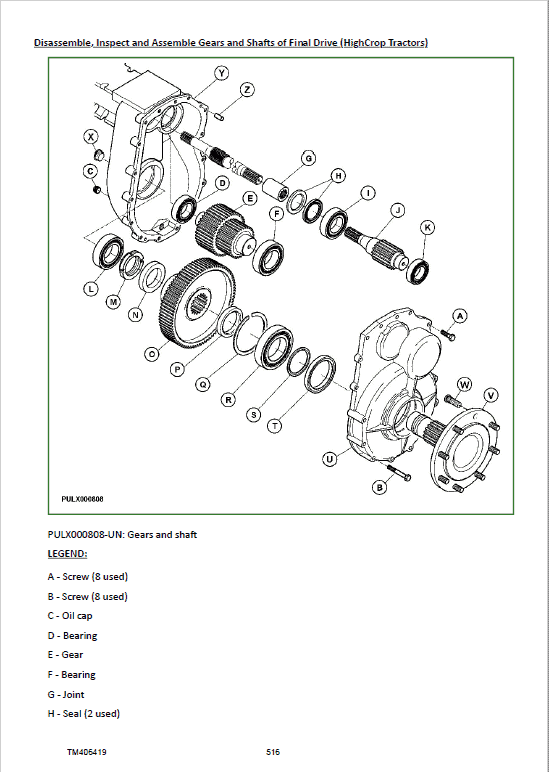 John Deere 5075GL, 5075GF, 5075GN, 5075GV Tractors Repair Technical Manual Workshop Guide