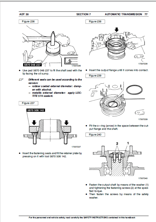 Astra ADT30 Dump Truck Repair Service Manual