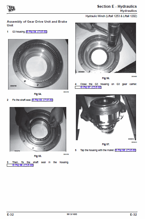 JCB 1253, 1202, 1553, 1554 Liftall Service Manual Workshop Guide