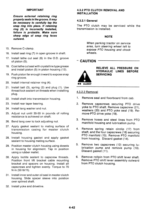 Ford Versatile 756, 836, 856, 876 Tractor Service Manual Workshop Guide