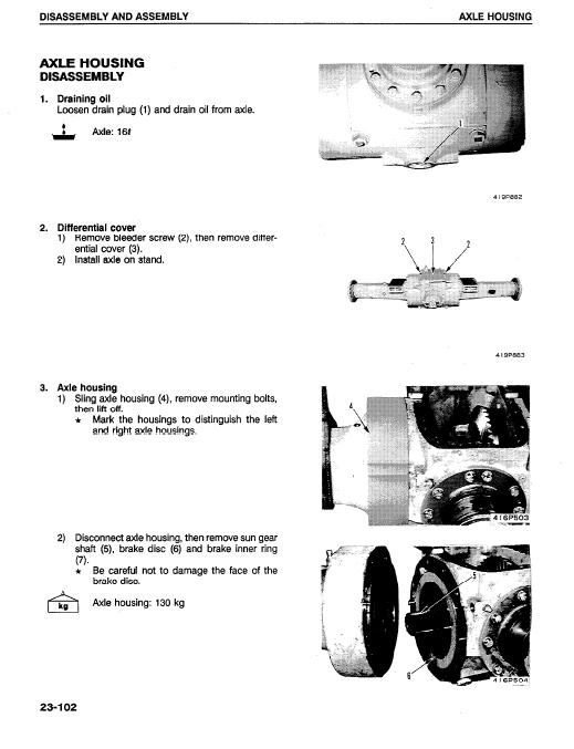 Komatsu WA250-1, WA250-1LC Wheel Loader Service Manual Workshop Guide