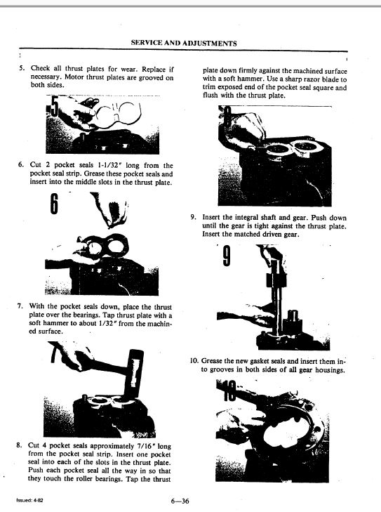 Koekring Waterous 266 DL Delimber Service Repair Manual (SN 51601 and Up) Workshop Guide