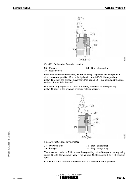 Liebherr PR 776 Crawler Dozer Repair Service Manual