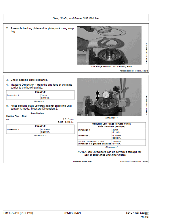 John Deere 824L 4WD Loader Repair Technical Manual (S.N D697293 – ) Workshop Guide
