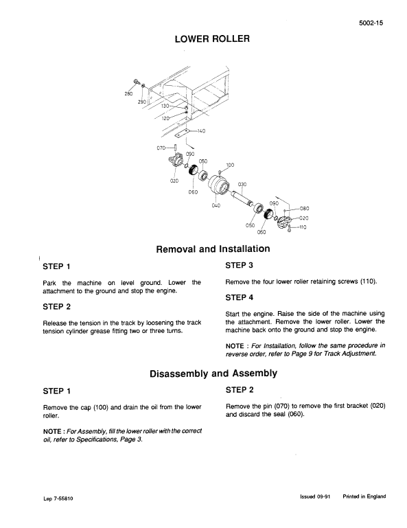 Case CK62 Excavator Service Manual Workshop Guide