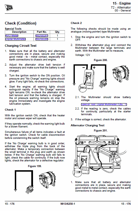 JCB 55Z-1, 57C-1 Mini Digger Excavator Service Manual Workshop Guide