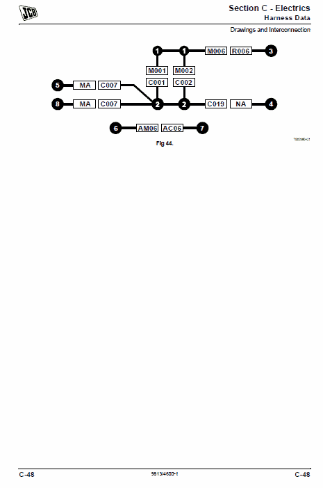 JCB 516-40 Loadall Telescopic Handlers Service Manual Workshop Guide