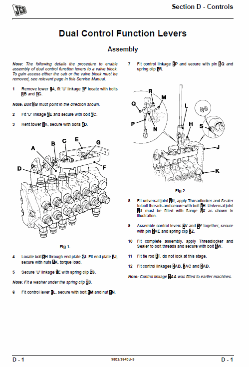 JCB 506C, 506CHL, 508C Loadall Telescopic Handlers Service Manual Workshop Guide