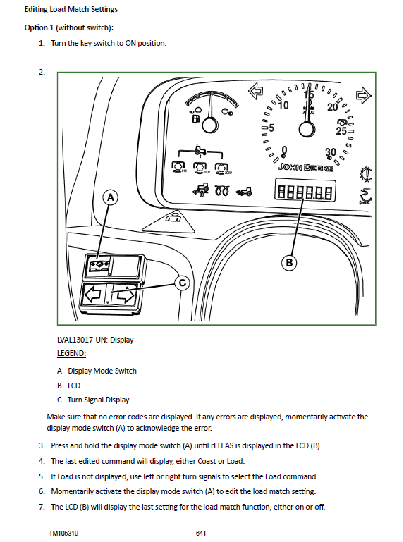 John Deere 4120, 4320 Compact Utility Tractors Technical Manual (With Cab – S.N 610001-) Workshop Guide