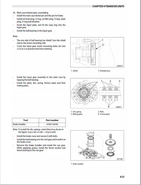 Mitsubishi FB13PNT, FB15PNT, FB16PNT, FB16CPNT Forklift Service Manual