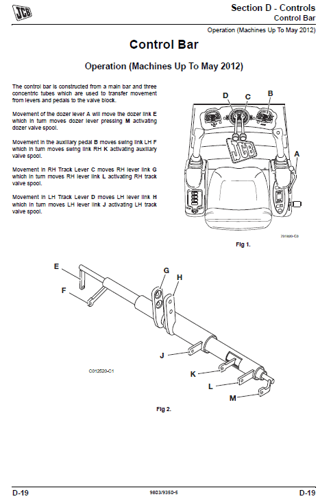 JCB 8014, 8016, 8018, 8020 Mini Excavator Service Manual Workshop Guide