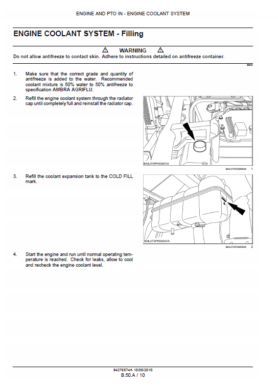 New Holland T6010, T6020, T6030 Tractor Service Manual Workshop Guide