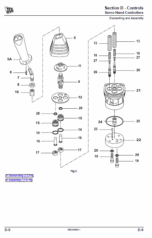 JCB 8055, 8065 Midi Excavator Service Manual Workshop Guide