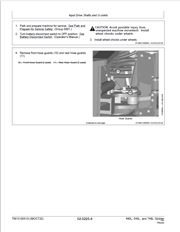 John Deere 640L, 648L, 748L Skidder Repair Manual (S.N C666893 – C690813 ) Workshop Guide
