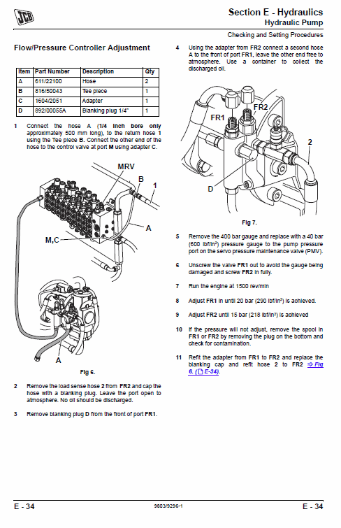 JCB 8056 Mini Crawler Excavator Service Manual Workshop Guide
