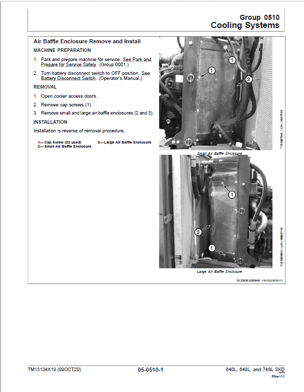 John Deere 640L, 648L, 748L Skidder Repair Manual (S.N F666893 – F690813 ) Workshop Guide