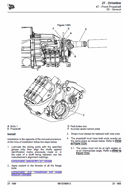 JCB 526-56, 531-70, 531-T70, 533-105, 535-95, 535-T95, 536-60, 536-T60, 536-70, 536-T70, 541-70, 541-T70, 550-80, 550-T80 Loadall Manual Workshop Guide