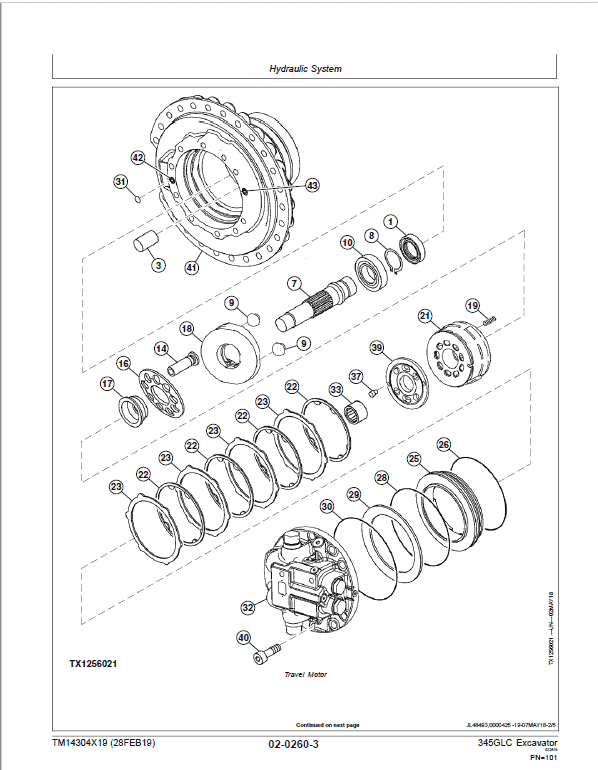 John Deere 345GLC Excavator Repair Technical Manual (S.N after F020001 – ) Workshop Guide