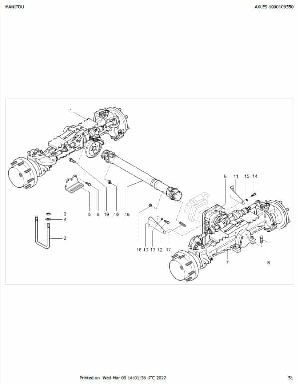 Gehl 680 Wheel Loader Repair Service Manual