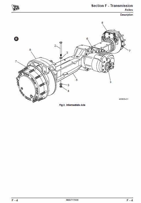 JCB 722 Articulated Dump Truck Service Manual Workshop Guide