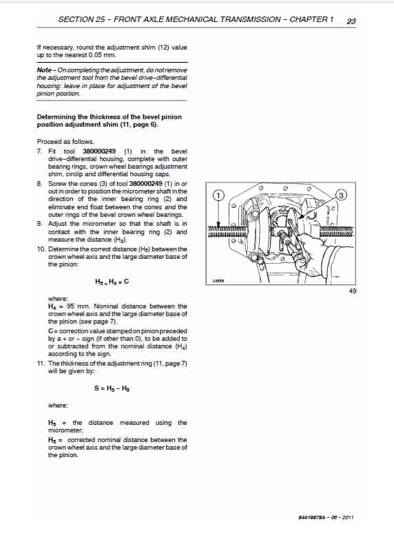 Case Farmall 55C, 65C, 75C Tractor Service Manual Workshop Guide