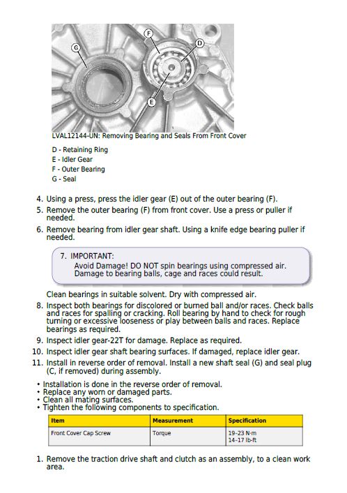 John Deere 3033R, 3039R, 3046R Compact Utility Tractors Repair Manual (L000001 and up) Workshop Guide