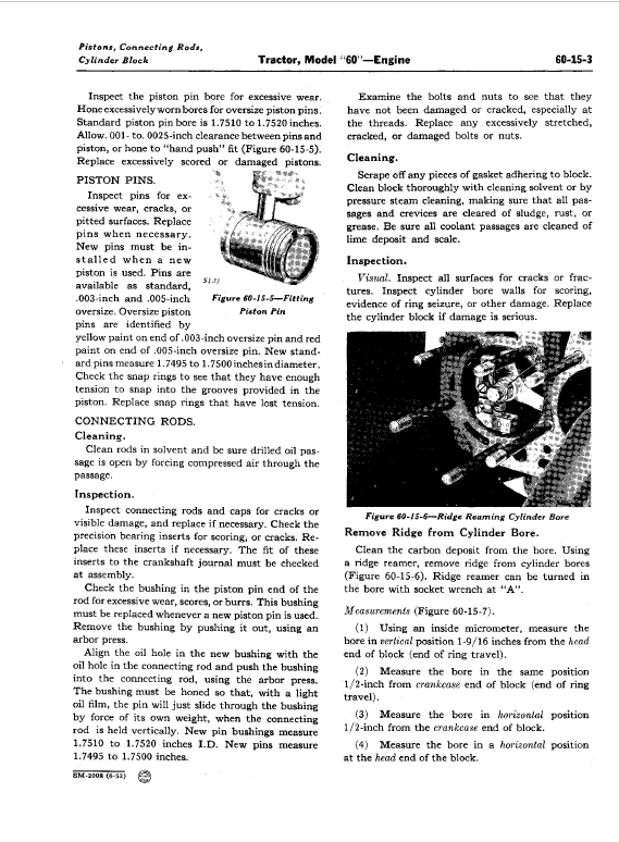John Deere 60, 620, 630 (60 Series) Tractors Technical Manual Workshop Guide