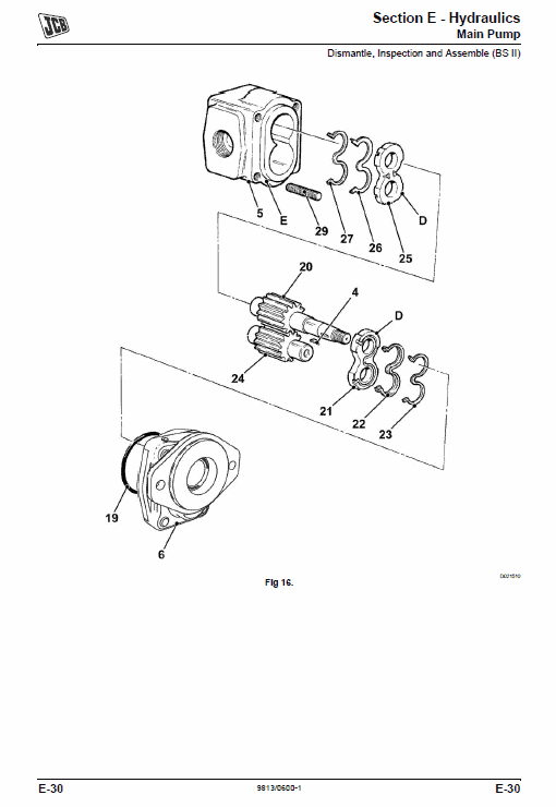 JCB 2DX Backhoe Loader Service Manual Workshop Guide
