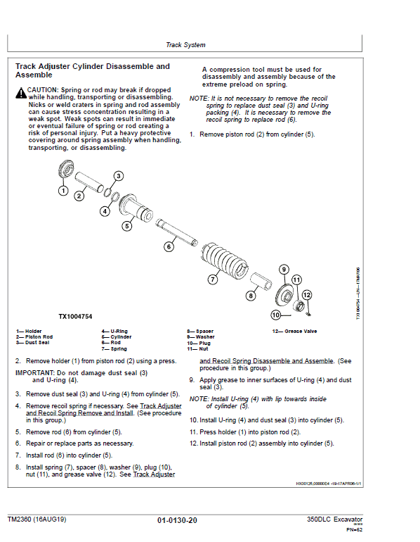John Deere 350DLC Excavator Repair Technical Manual Workshop Guide