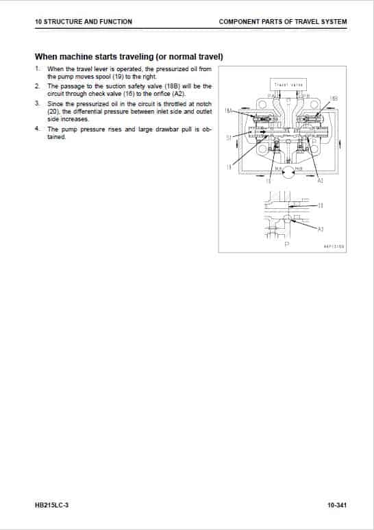 Komatsu HB215LC-3 Hybrid Excavator Repair Service Manual Workshop Guide